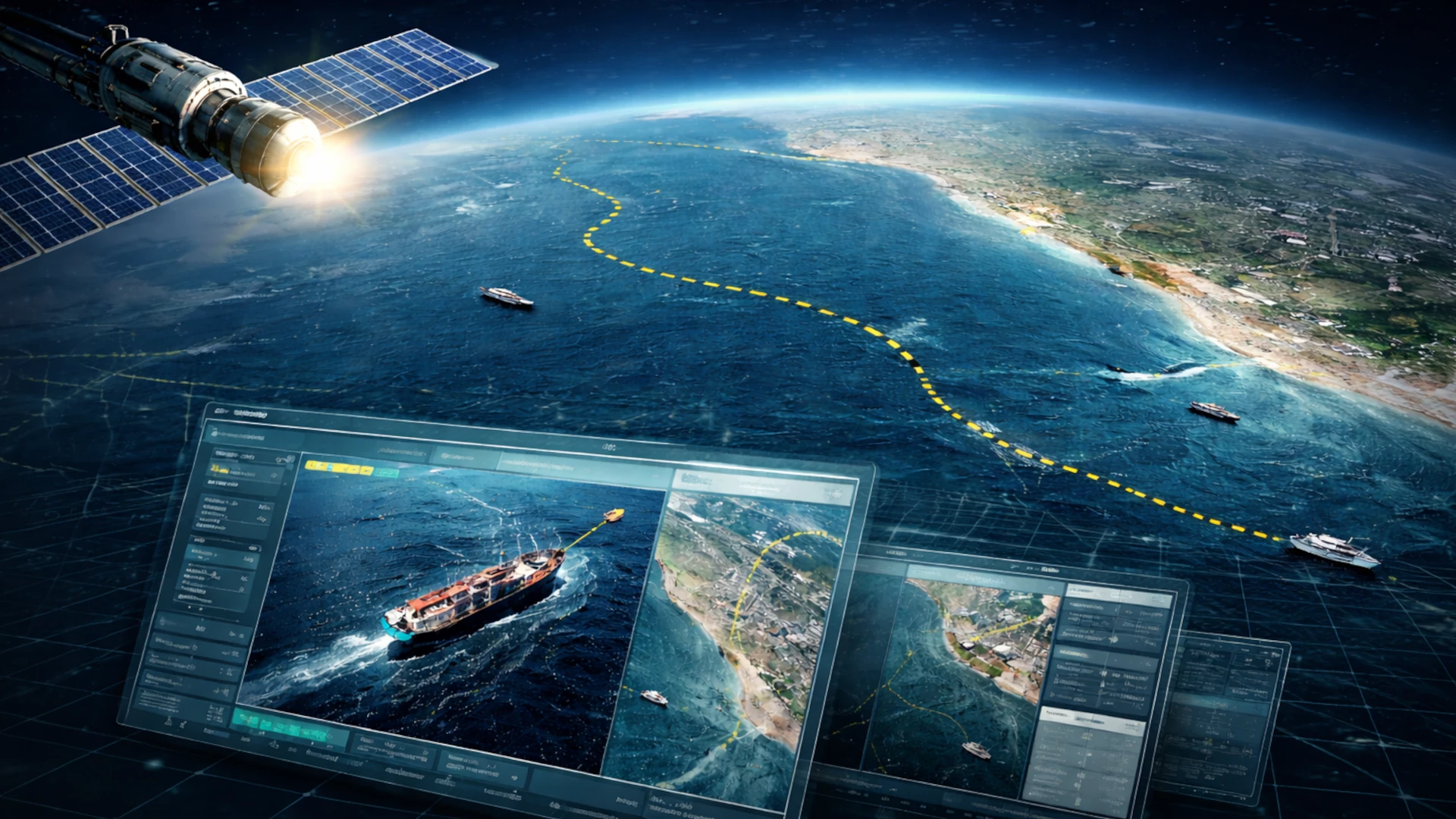 Using satellite imagery as digital evidence.